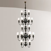 Abrahamson Shaded Tiered Chandelier-DWHOME