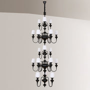 Abrahamson Shaded Tiered Chandelier-DWHOME