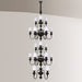 Abrahamson Shaded Tiered Chandelier-DWHOME