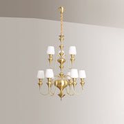 Abrahamson Shaded Tiered Chandelier-DWHOME
