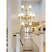 Abrahamson Shaded Tiered Chandelier-DWHOME