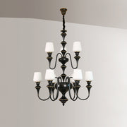 Abrahamson Shaded Tiered Chandelier-DWHOME