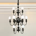 Abrahamson Shaded Tiered Chandelier-DWHOME