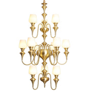 Abrahamson Shaded Tiered Chandelier-DWHOME