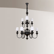Abrahamson Shaded Tiered Chandelier-DWHOME