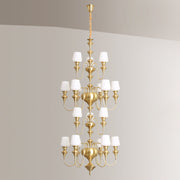 Abrahamson Shaded Tiered Chandelier-DWHOME