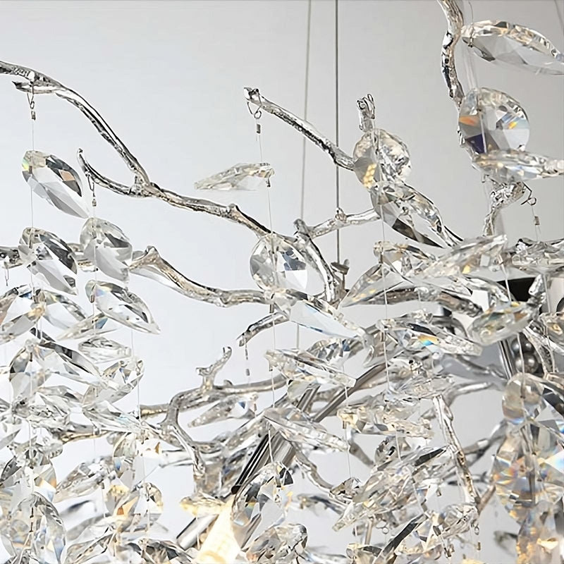 "Albero Collection Crystal Ceiling Light Fixture-DWHOME"