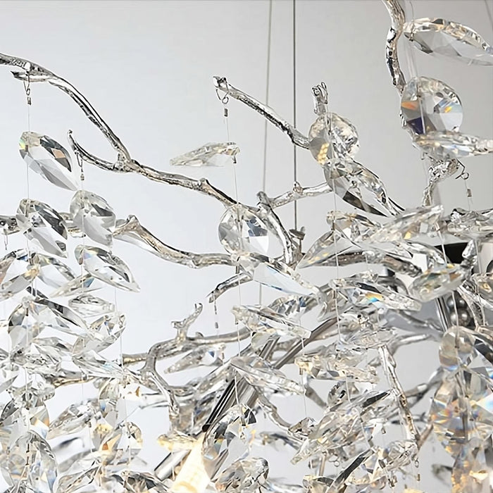 Albero Collection Crystal Ceiling Light Fixture.