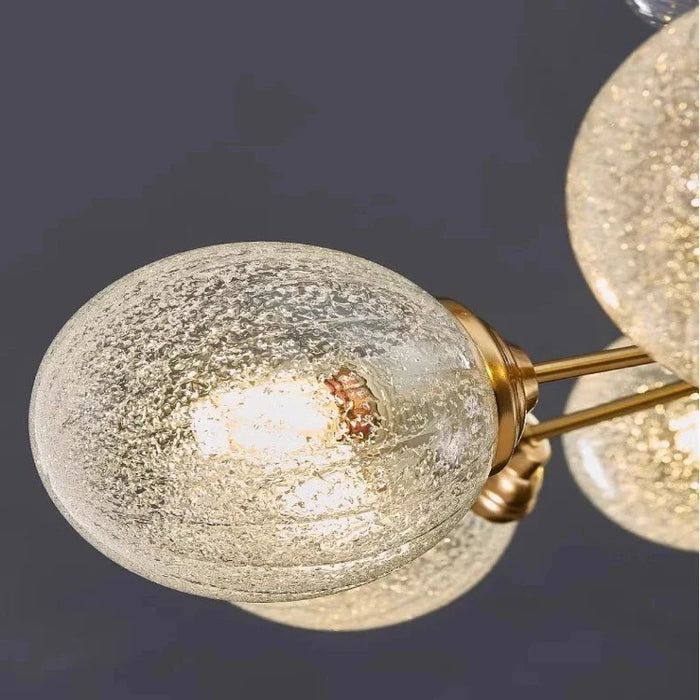 Acrylic and Gold Pendant Light - Ceiling Light.