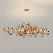 Acrylic Ginkgo Leaf Chandelier-DWHOME