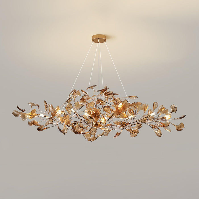 Acrylic Ginkgo Leaf Chandelier - DWHOME