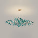 Acrylic Ginkgo Leaf Chandelier.