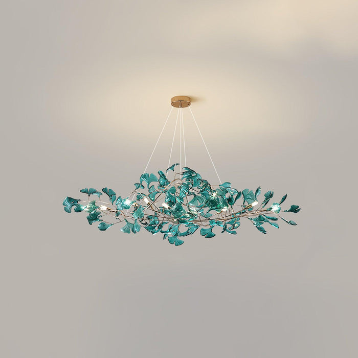 Acrylic Ginkgo Leaf Chandelier - Vakkerlight