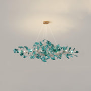 Acrylic Ginkgo Leaf Chandelier-DWHOME