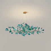 Acrylic Ginkgo Leaf Chandelier-DWHOME