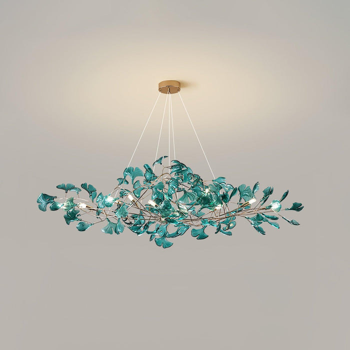 Acrylic Ginkgo Leaf Chandelier - DWHOME