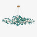 Acrylic Ginkgo Leaf Chandelier.