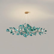 Acrylic Ginkgo Leaf Chandelier-DWHOME