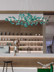 Acrylic Ginkgo Leaf Chandelier-DWHOME