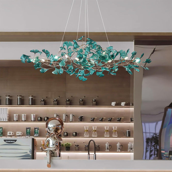 Acrylic Ginkgo Leaf Chandelier - DWHOME