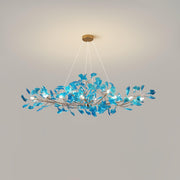 Acrylic Ginkgo Leaf Chandelier-DWHOME