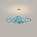 Acrylic Ginkgo Leaf Chandelier.