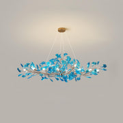 Acrylic Ginkgo Leaf Chandelier-DWHOME