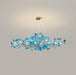 Acrylic Ginkgo Leaf Chandelier.