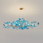 Acrylic Ginkgo Leaf Chandelier-DWHOME