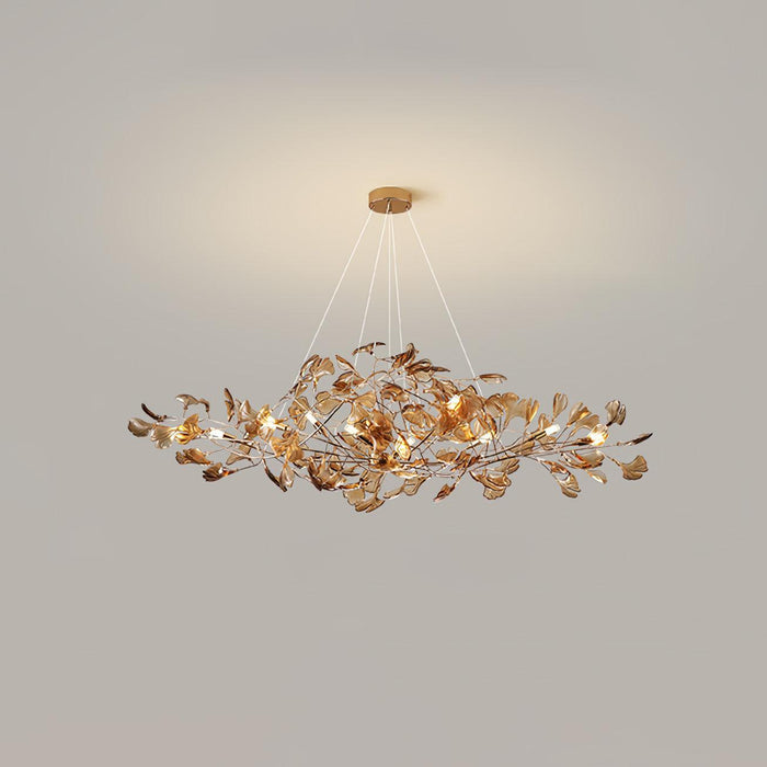 Acrylic Ginkgo Leaf Chandelier - DWHOME