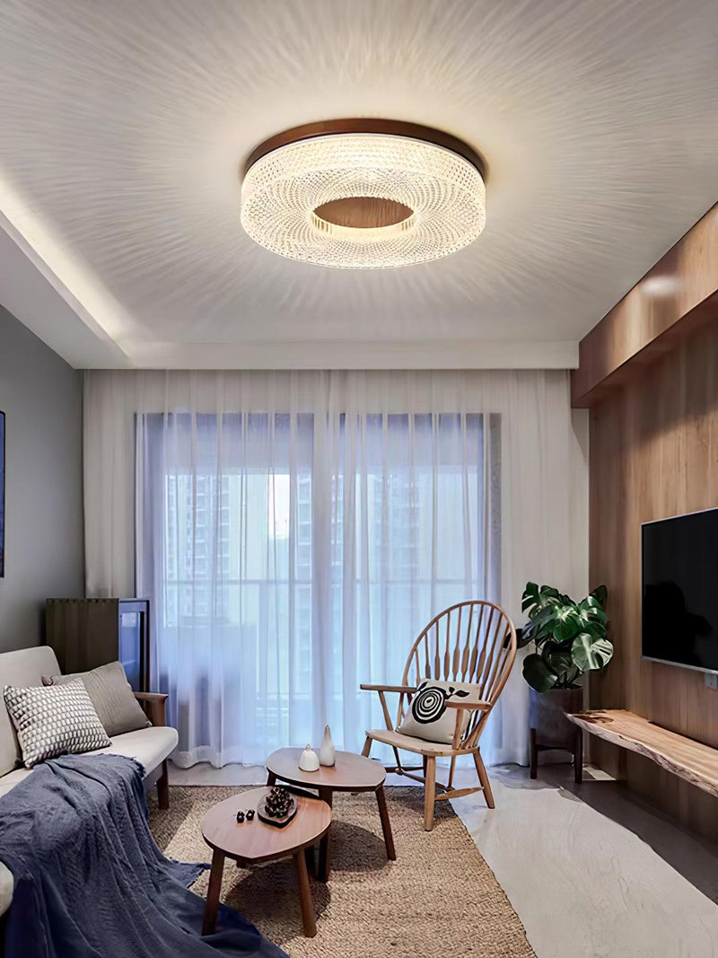 Acrylic Halo Round Ceiling Light-DWHOME