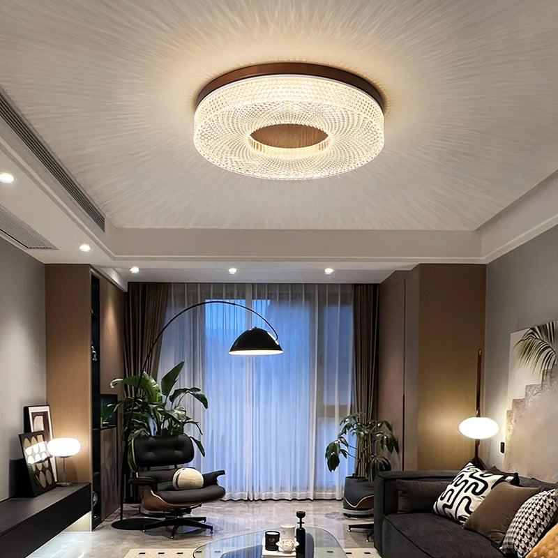 Acrylic Halo Round Ceiling Light-DWHOME
