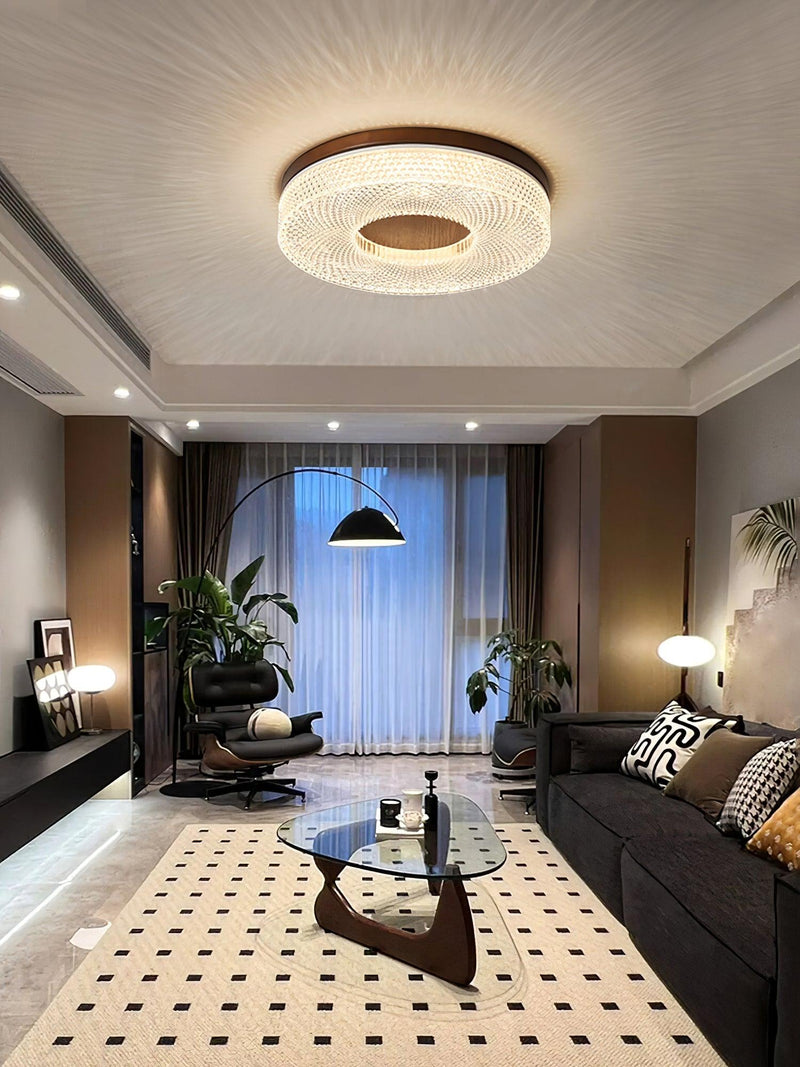 Acrylic Halo Round Ceiling Light-DWHOME