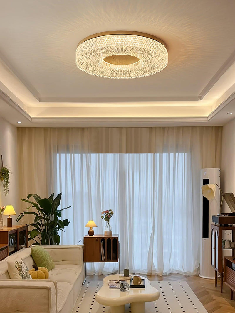 Acrylic Halo Round Ceiling Light-DWHOME