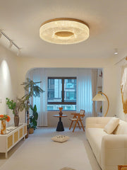 Acrylic Halo Round Ceiling Light-DWHOME