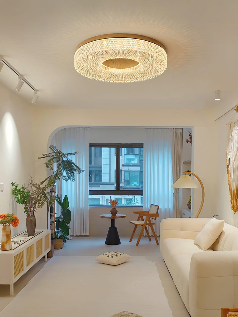 Acrylic Halo Round Ceiling Light-DWHOME