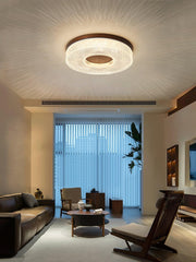 Acrylic Halo Round Ceiling Light-DWHOME