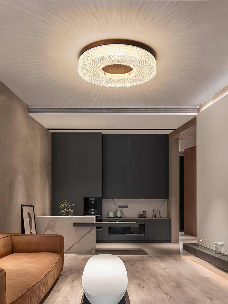 Acrylic Halo Round Ceiling Light-DWHOME