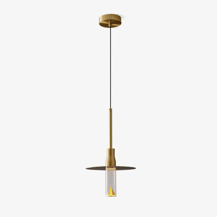 Acrylic Hat Plate Pendant Light-DWHOME