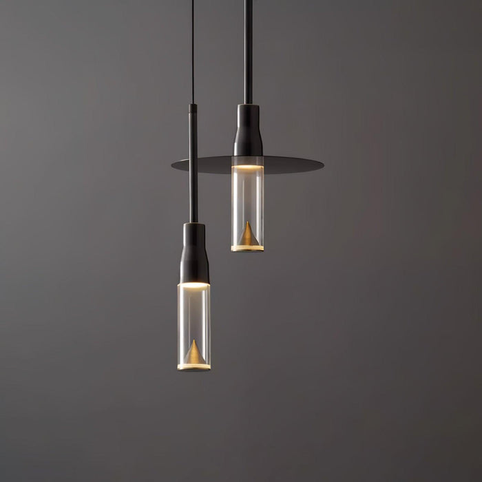 Acrylic Hat Plate Pendant Light-DWHOME