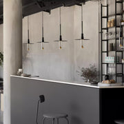 Acrylic Hat Plate Pendant Light-DWHOME