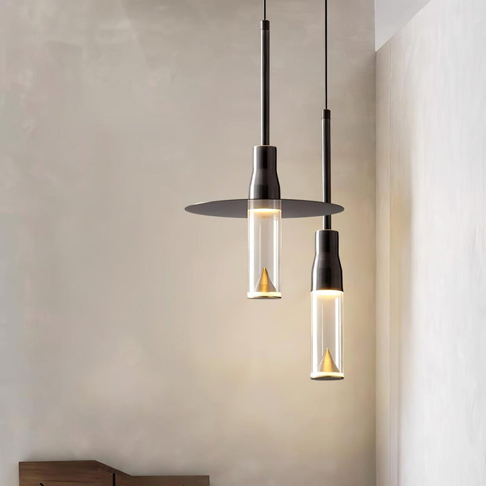 Acrylic Hat Plate Pendant Light-DWHOME