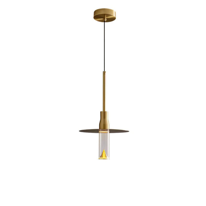 Acrylic Hat Plate Pendant Light-DWHOME