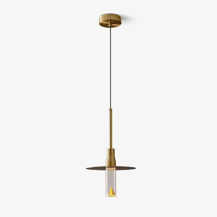 Acrylic Hat Plate Pendant Light-DWHOME