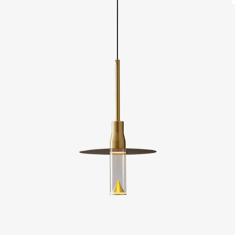 Acrylic Hat Plate Pendant Light-DWHOME