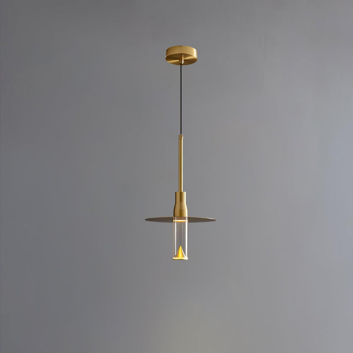 Acrylic Hat Plate Pendant Light-DWHOME