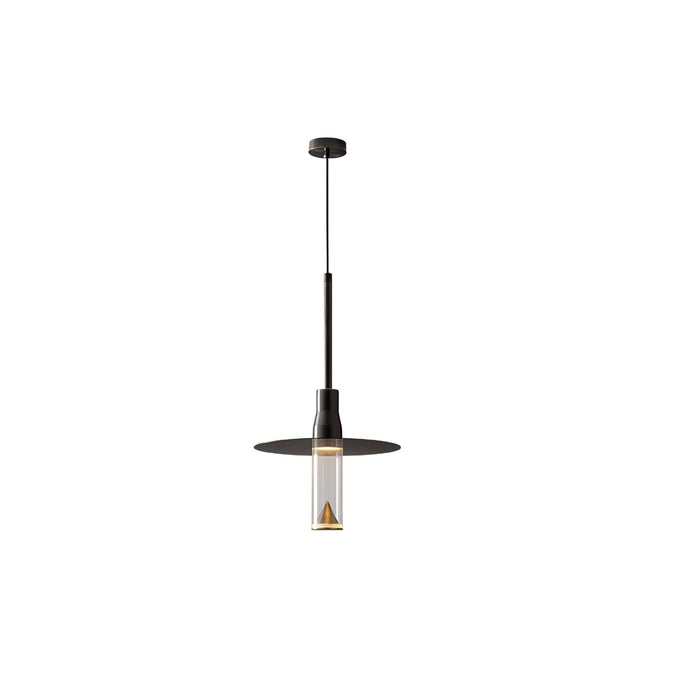 Acrylic Hat Plate Pendant Light-DWHOME