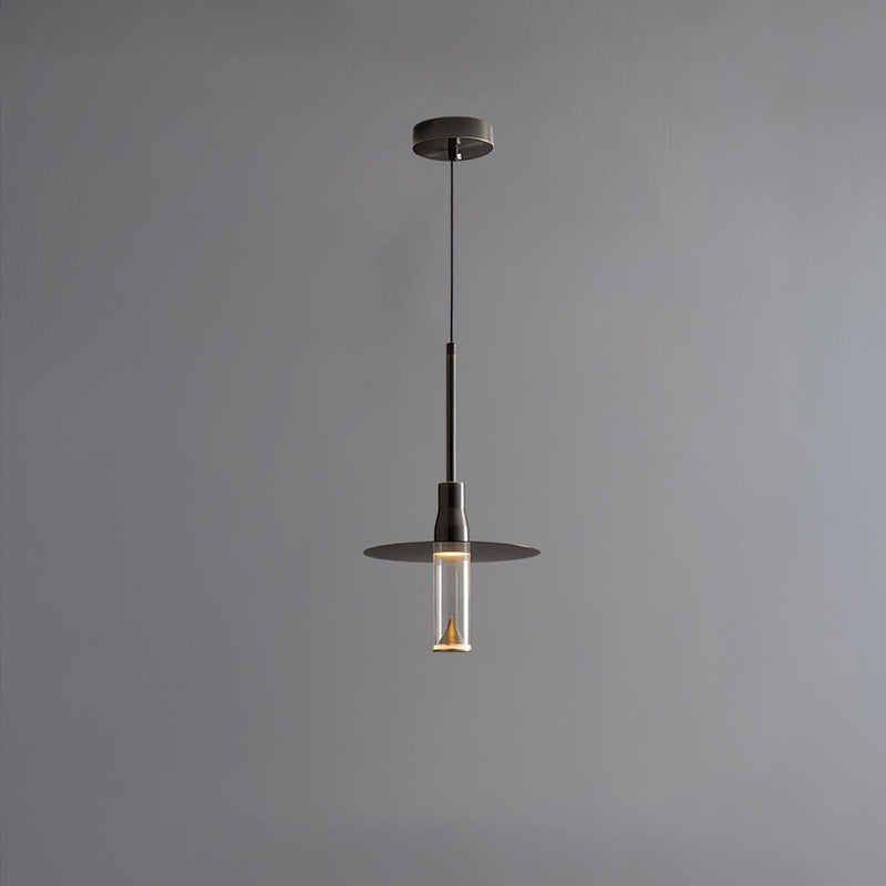 Acrylic Hat Plate Pendant Light-DWHOME