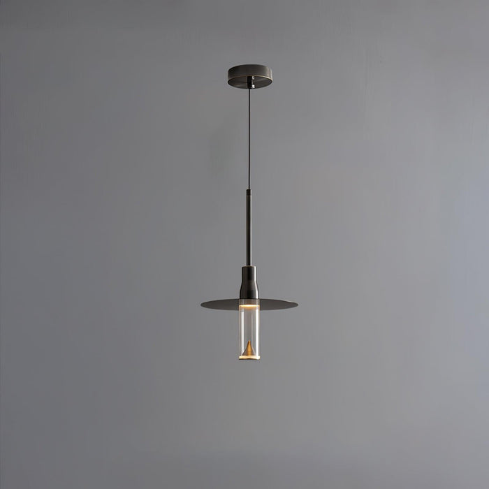 Acrylic Hat Plate Pendant Light-DWHOME