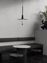 Acrylic Hat Plate Pendant Light-DWHOME